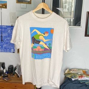 Vintage Los Angeles marathon promo shirt